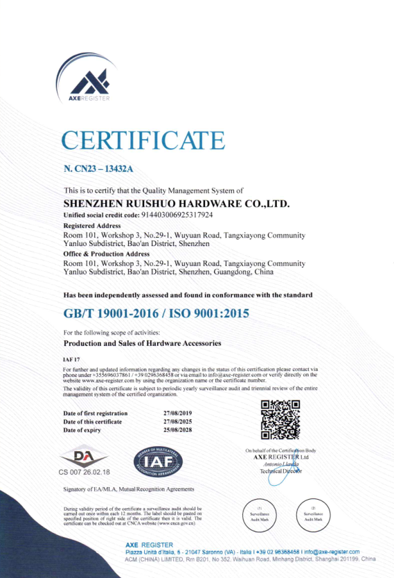 ISO 9001 document