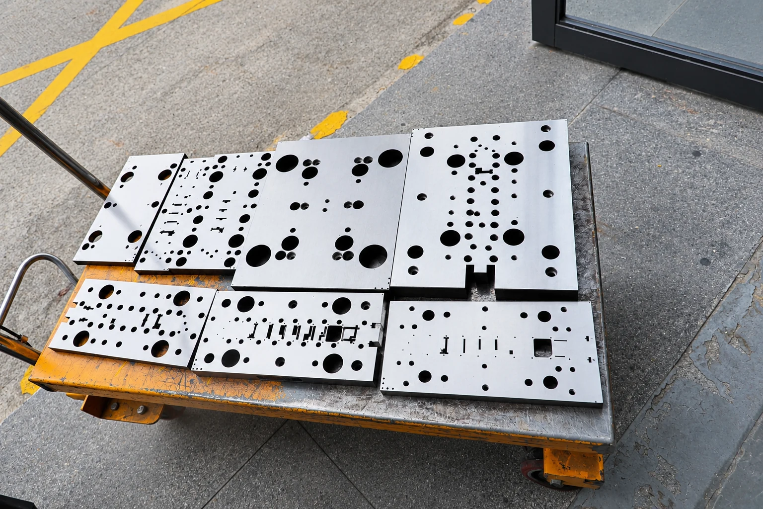 Original Ruishuo photograph of shielding-part tooling